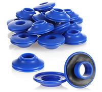 COM-FOUR® 20x Occhielli in plastica - occhielli per teloni, tende e vele da sole - occhielli a scatto autosigillanti