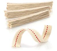 COM-FOUR® 20x Stoppino per lampade a olio - stoppino di ricambio per torce da giardino, torce in bambù - stoppino lampada a olio - 12 cm x 13 mm (12cm x 13mm)