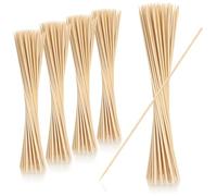 COM-FOUR® 250x spiedini shashlik in bambù, lunghi spiedini di legno | verdura e frutta - spiedini da barbecue da 35 cm per la casa - bastoncini per finger food
