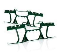 COM-FOUR® 2x avvolgicavo - avvolgicavo in plastica - gestore cavi come organizzatore per lucine, corde, nastri e fili - avvolgicavo per cavi e prolunghe (2 pezzi - avvolgitore)