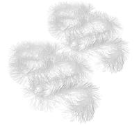 COM-FOUR® 2x Ghirlanda di Natale - Ghirlanda di abete per una perfetta decorazione natalizia - Decorazioni natalizie per l'albero di Natale - 200 cm