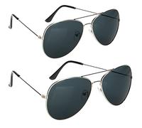 com-four® 2x occhiali da aviatore, occhiali da aviatore scuri