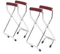 com-four® 2x sollevatore di vetro per conserve calde e contenitori - adatto a recipienti di qualsiasi dimensione - aiuto ideale durante la conservazione (argento - 19 cm - 02 pezzi)