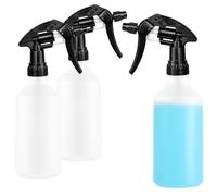 COM-FOUR® 3 flaconi spray - spruzzatore a pompa resistente agli agenti chimici con filettatura 28/400 per casa, giardino, officina - flacone spray con ugello regolabile - 500 ml (EPDM)