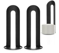 Com-Four® 3 x Spintore per cialde di caffè - Accessori per cialde di caffè - Pratico Spinta per cialde (Accessori - 3 Jacks - Nero)