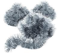 COM-FOUR® 3x Ghirlanda di Natale - Ghirlanda di abete per una perfetta decorazione natalizia - Decorazione natalizia per albero di Natale - 270 cm
