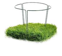 COM-FOUR® 3x portafiori, supporto perenne per fiori (altezza: 35 cm) - supporto per rose, supporto per piante per viti, piante perenni, anello rotondo perenne per giardino, balcone, terrazza