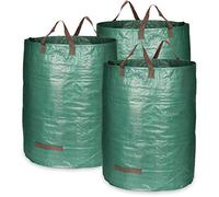 COM-FOUR® 3x sacchetti per rifiuti da giardino XL, borsa da giardino