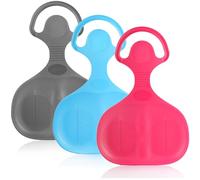 COM-FOUR® 3x Slittino per tutta la famiglia - bob neve per bambini e adulti - slitta in diversi colori [la selezione varia] (03 pezzi - aliante)