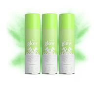 com-four® 3X Spray da Neve - Bagliore al Buio - Spray da Neve per Decorare a Natale - Spray da Neve Che Si Illumina al Buio - Spray da Neve Luminoso per Decorazioni di finestre (Glow Spray)