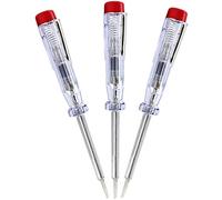 COM-FOUR® 3x Tester di corrente e tensione VDE, multiutensile con cacciavite e tester di fase, accessori elettrici per cacciavite (003 pezzi - tester di tensione)