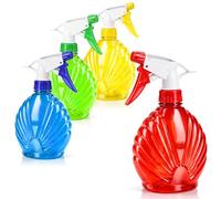 com-four® 4 spruzzatori per piante 300 ml - flaconi spray per irrigare fiori e piante - nebulizzatore per acqua e umidificazione (4 pezzi da 0,3 l blu/giallo/verde/rosso)