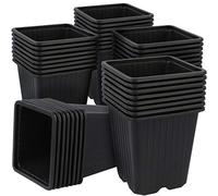 com-four® 40x Vasi per coltivazione per piante - Vasi per piante in crescita - Vaso per piante da riproduzione - vasi per piante giardino (40 pezzi - vaso per semi 9.5x10cm)