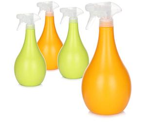 com-four® 4x Spruzzatore di fiori, flacone spray con filetto 28/400