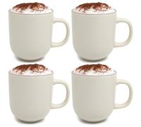 com-four® 4x tazza da caffè XL - grande tazza da caffè dal design senza tempo - caffettiera da 500 ml - tazza jumbo lavabile in lavastoviglie