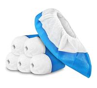 com-four® 50x Copriscarpe Riutilizzabili Premium, Calzari in Plastica | Scarpa Extra Resistente e Impermeabile - Taglia Unica