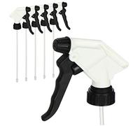 COM-FOUR® 6x Attacco spray - testa spray con filettatura 28/400 - testa atomizzatore con guarnizione EPDM per basi, alcoli, chetoni e acidi organici