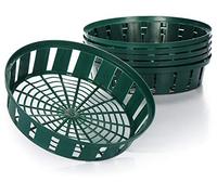 com-four® 6x cestini per piantine per bulbi, ciotola crescente per piantare e conservare piante di cipolla, grande cesto di cipolle verdi (06x Ciotola per piante - 31 cm)