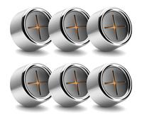 com-four® 6x porta strofinacci, autoadesivi o per foratura - morsetti per strofinacci per cucina e bagno - facile installazione con tenuta forte - gancio per strofinacci