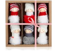 COM-FOUR® 6x Premium ciondoli per albero di Natale angeli, Decorazioni