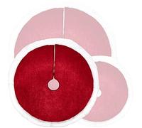 COM-FOUR® Copertura per albero di Natale Premium per la protezione dagli | Copertura per albero di Natale rotonda per l'albero luminoso - Base in design natalizio per regali e decorazioni