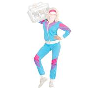 com-four® Costume Autentico Anni '80 per Uomo e Donna, Giacca, Pantaloni