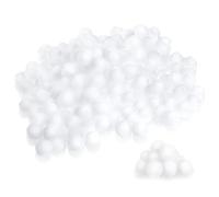 com-four® Decorazione natalizia - bellissima neve artificiale per Natale - palla di neve come decorazione per la tavola, la porta e la finestra (bianco - grande)
