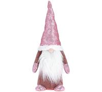 com-four® Elfi di Natale rosa per decorazioni natalizie, figure invernali come oggetti decorativi, simpatici sgabelli angolari come decorazioni per la stanza o regali (1 pezzo - L)