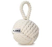 COM-FOUR® fermaporta, fermaporta pesante da 1,5 kg con design a nodo