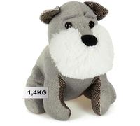 COM-FOUR® Fermaporta, fermaporta pesante, design simpatico cane, accessorio abitativo funzionale, fermaporta per finestre e porte, ideale per un tiraggio (1 pezzo - cane Jacky)