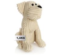 COM-FOUR® fermaporta - fermaporta pesante - design simpatico cane - accessorio funzionale per la casa - tappo per finestre e porte - ideale per correnti d'aria (Oscar il cane)