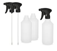 com-four® Flacone Spray 3X con Testina Spray Regolabile - Atomizzatore da 520 ml con Filettatura 28/400 - Spruzzatore per Fiori Vuoto per Piante, Fiori, Giardino, Officina (3 Pezzi - 520ml)