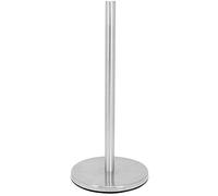 COM-FOUR® portarotolo da cucina da appoggio - porta carta da cucina - portarotolo verticale in acciaio inossidabile - senza foratura - 34 cm (1 pezzo - acciaio inossidabile - color argento)