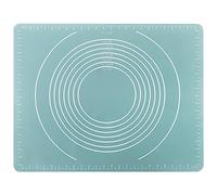 COM-FOUR® tappetino da forno in silicone - alternativa sostenibile alla carta da forno - perfetto per cuocere biscotti, pane e pizza - tappetino da forno antiscivolo per il forno (1 pezzo - blu)