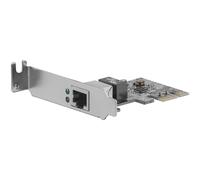 com Scheda di rete PCIe a 1 porta Basso profilo Porta RJ45 Chipset Realtek
