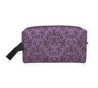 COMAAM Aloha Tiki modello portatile di grande capacità borsa da viaggio per cosmetici e prodotti di lavaggio, Viola, Taglia unica