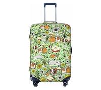 COMAAM Aloha Tiki Pattern elastico vano bagagli copertura protettiva protettiva per bagagli adatto per bagagli di 45-81 cm, porcellino d'India, X-Large