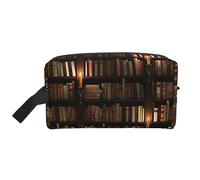 COMAAM Astratto Scienza Chimica Portatile Grande Capacità Viaggio Lavaggio Sacchetto di Immagazzinaggio Per Cosmetici E Forniture Di Lavaggio, Biblioteca Prenota Room, Taglia unica