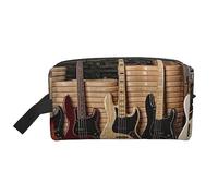COMAAM Astratto Scienza Chimica Portatile Grande Capacità Viaggio Lavaggio Sacchetto di Immagazzinaggio Per Cosmetici E Forniture Di Lavaggio, Chitarra Basso Musica Strumenti Musicali, Taglia unica