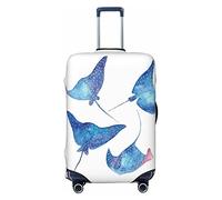 COMAAM Ballerina Dance - Copertura protettiva elastica per bagagli, adatta per bagagli di 45-81 cm, Raggi di animali marini, Medium