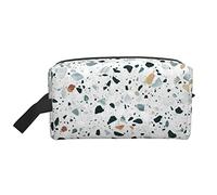 COMAAM Ballerina Dance Portable Grande Capacità Viaggio Wash Storage Bag Per Cosmetici E Forniture di Lavaggio, Pastello Marmo Terrazzo, Taglia unica