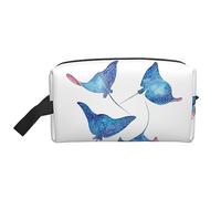 COMAAM Ballerina Dance Portable Grande Capacità Viaggio Wash Storage Bag Per Cosmetici E Forniture di Lavaggio, Raggi di animali marini, Taglia unica