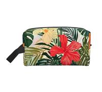 COMAAM Blu Polinesiano Maori Tribal Modello Portatile Grande Capacità Viaggio Lavaggio Sacchetto di Immagazzinaggio Per Cosmetici E Forniture Di Lavaggio, Estate hawaiana, Taglia unica