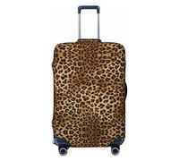 COMAAM Copertura protettiva elastica per bagagliaio, con api girasole, adatta per bagagli di 45-81 cm, Simpatico leopardo, Large