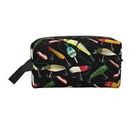 COMAAM Divertente Yoga Frog Portatile Grande Capacità di Viaggio Lavaggio Sacchetto di Immagazzinaggio Per Cosmetici E Forniture Di Lavaggio, Esca da pesca, Taglia unica
