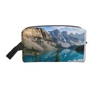 COMAAM Red Skulls - Borsa da viaggio portatile di grande capacità, per cosmetici e prodotti di lavaggio, Belle Montagne, Taglia unica