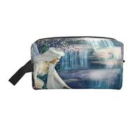 COMAAM Rosa Foglie Camo Portatile Grande Capacità Viaggio Wash Storage Bag Per Cosmetici E Forniture Di Lavaggio, Fata del Lago, Taglia unica