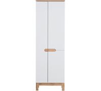 Comad Bali White armadietto 60x33x187 cm laterale a terra bianco -rovere BALI WHITE 900 FSC