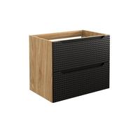 Comad Luxor Black armadietto 70x46x57 cm nero-rovere LUXOR BLACK 82-70-2S