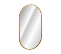 Comad Santa Fe Deep Blue specchio 50x90 cm ovale con illuminazione oro LUSTROAPOLLO